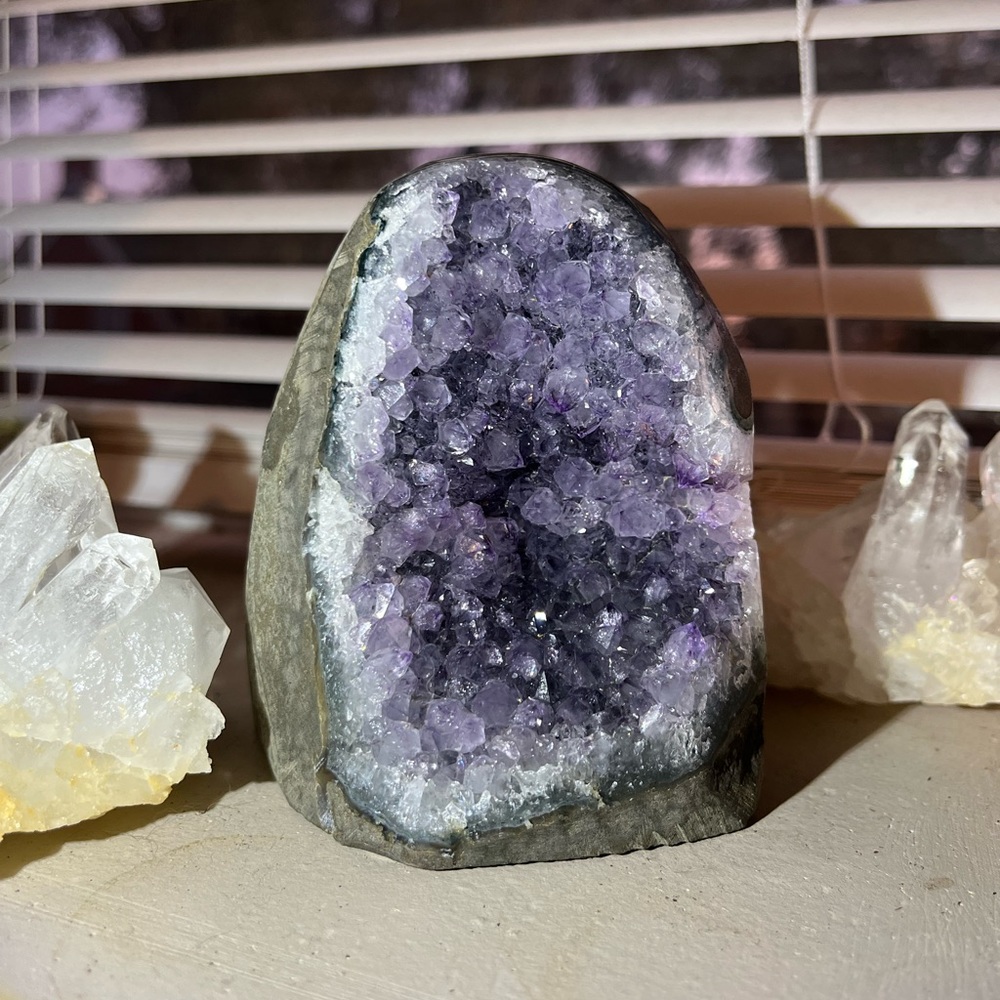 Huge amethyst cluster